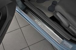 Накладки на пороги для Honda Civic IX 4D (2012+) из нержавеющей стали