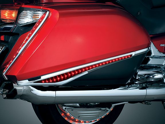 Накладки на боковые кофры LED (Пара) для Honda GL1800 Gold Wing  3232