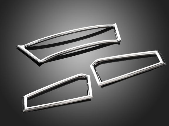 Хромированные  накладки на стоп-сигналы (Комплект) для Honda GL1800 Gold Wing 45-1897