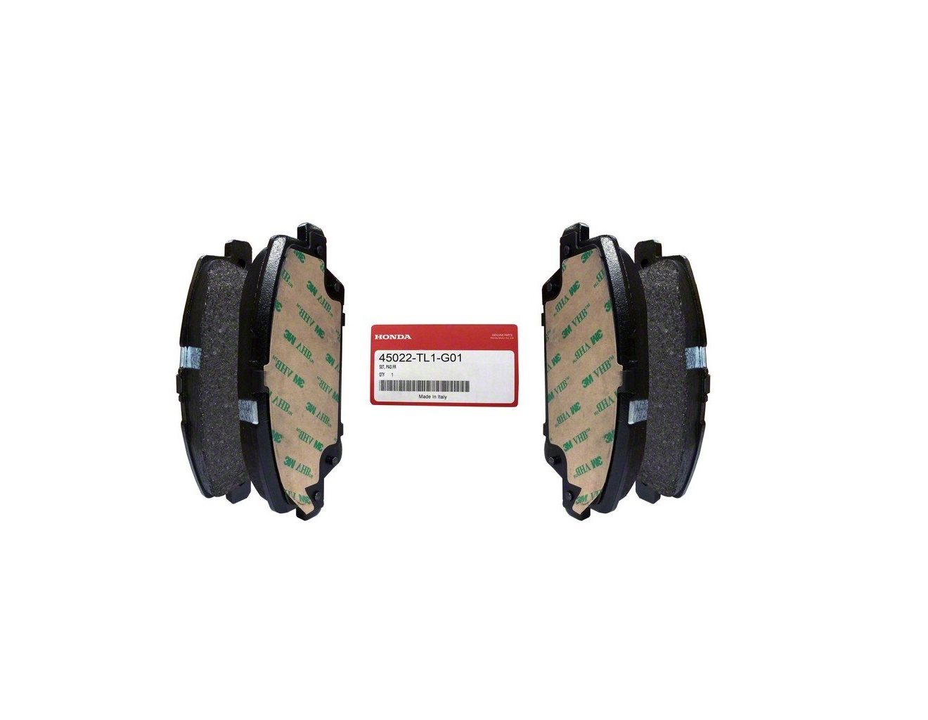 Оригинальные передние тормозные колодки для Honda 45022TL1G01 (45022-TL1-G01)