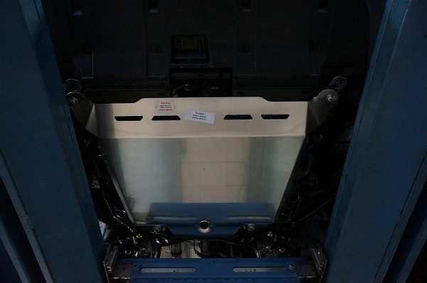 Защита картера двигателя и кпп Honda (Хонда) CR-V; V-2,0/2,4 (2012-)  (Алюминий 4 мм)