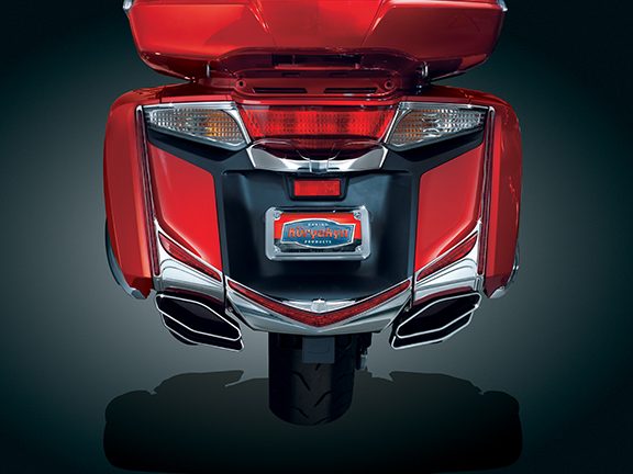 Хромированные насадки на глушители POLYGON для Honda GL1800 Gold Wing 7622
