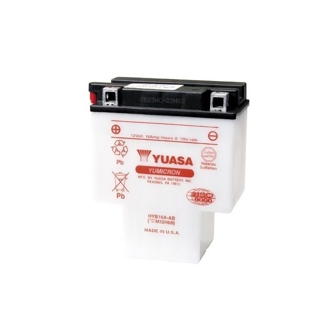 Аккумуляторная батарея Yuasa HYB16A-AB