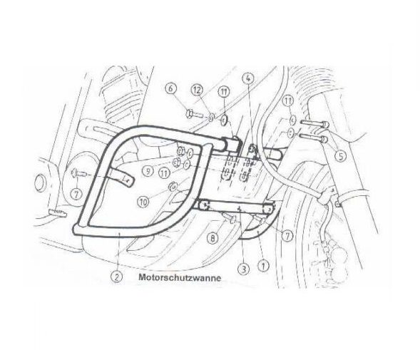Дуги HEPCO & BECKER для мотоцикла Honda XL650V Transalp 