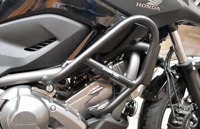 Защитные дуги Crazy Iron для мотоцикла Honda NC700S/X/XD и NC750S/X/XD (3 точки опоры) (2012 - 2020)