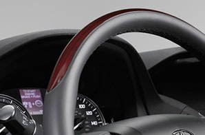 Отделка руля под дерево (без подогрева) Acura MDX 3 2013-2015 