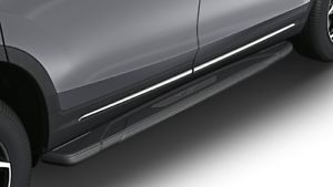 Пороги Honda Pilot 3 (черный)