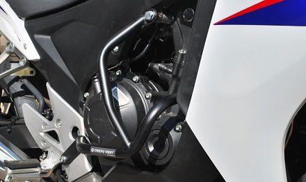 Защитные дуги Crazy Iron для мотоцикла Honda CBR500R/CB500F (3 точки опоры) (2013 - 2015), CB400X (2022 - н.в.), CB500X (2022 - н.в.)