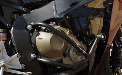 Защитные дуги + слайдеры Crazy Iron для мотоцикла Honda CBR1000RR Fireblade (2008 - 2011) (3 точки опоры)
