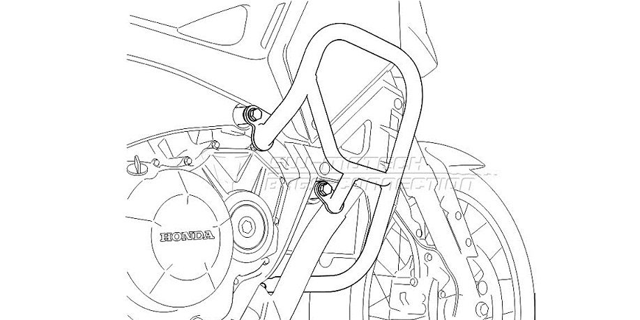 Защитные дуги SW-Motech для мотоцикла Honda VFR1200X Crosstourer '12-'16